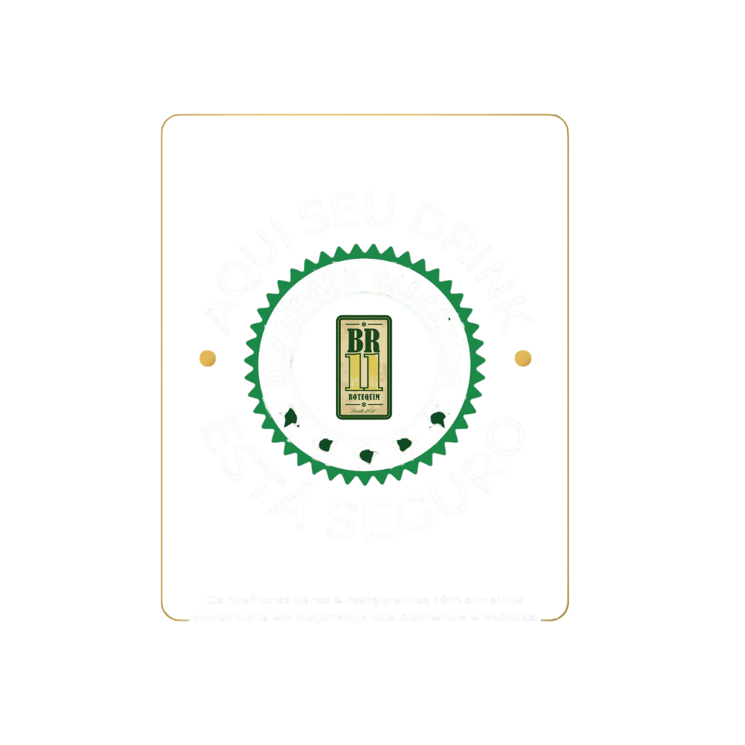 Aqui seu drink está seguro