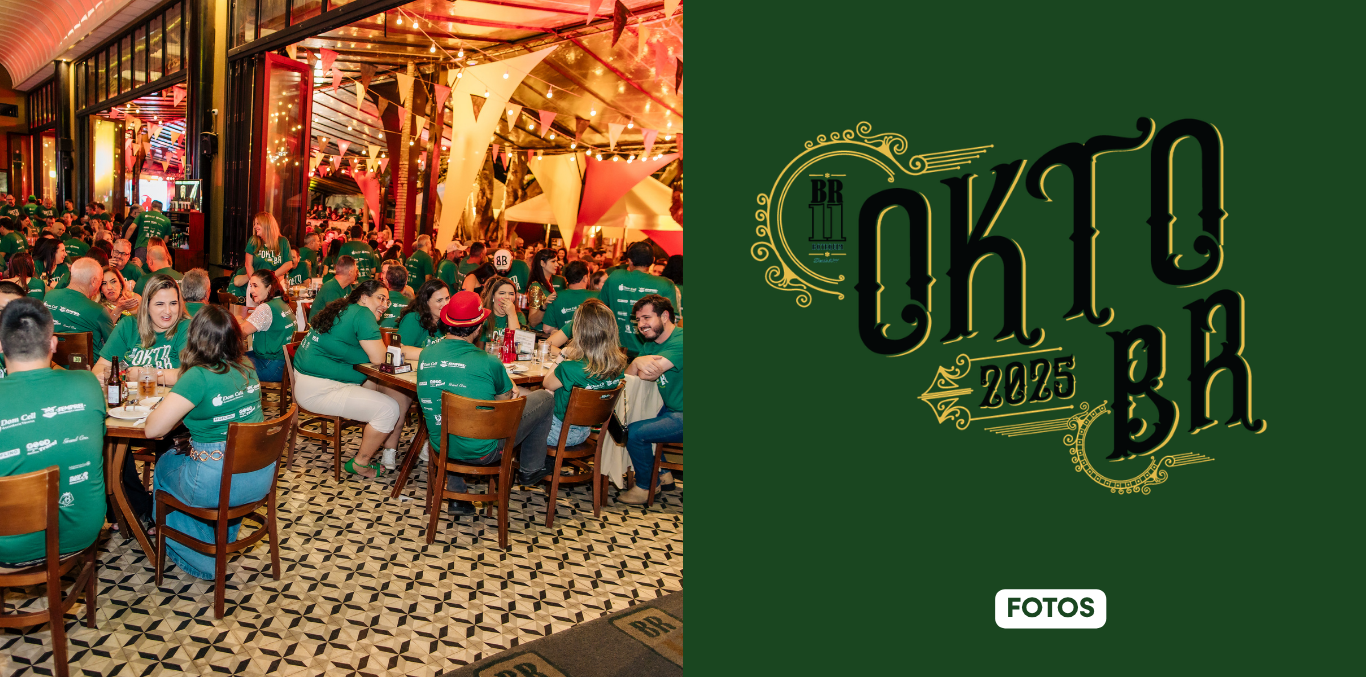 Público no BR11 Botequim durante a OktoBR 2025